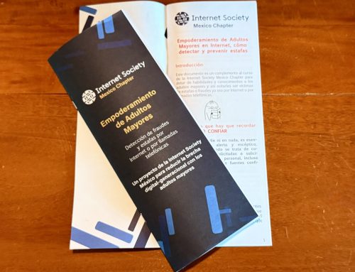 Ya listo nuestro folleto para entregar a los participantes de los cursos de seguridad digital